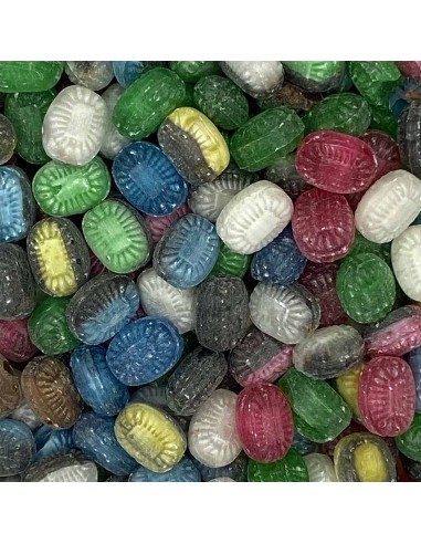 Flowpakkede bolsjer m. logo