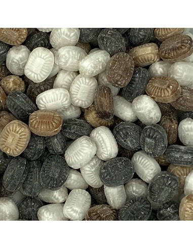 Flowpakkede bolsjer m. logo