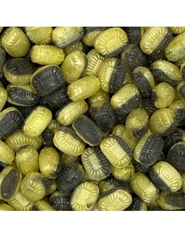 Flowpakkede bolsjer m. logo