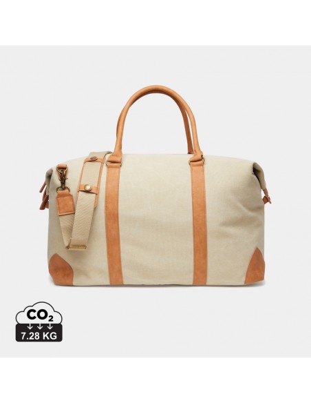 VINGA Bosler dufflebag i genanvendt lærred
