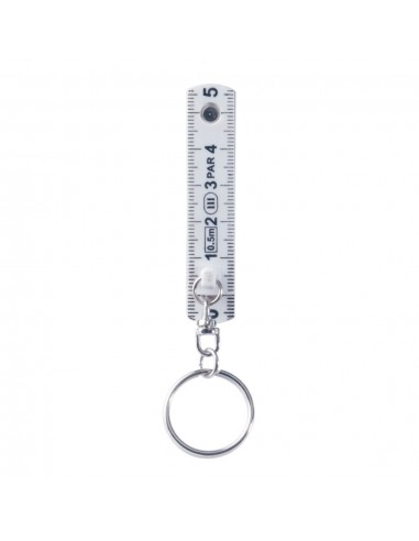 Mini tommestok med nøglering