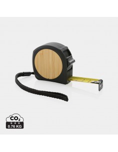 Målebånd 5M/19mm i bambus & genanvendt RCS plast