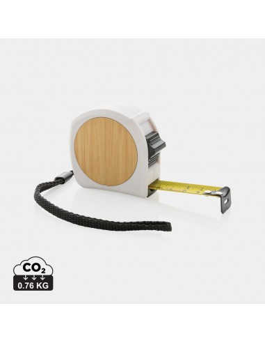 Målebånd 5M/19mm i bambus & genanvendt RCS plast