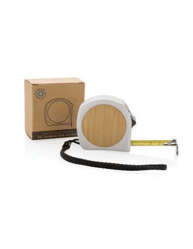 Målebånd 5M/19mm i bambus & genanvendt RCS plast