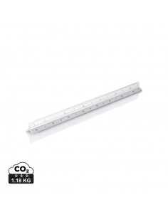 Trekantet lineal i aluminium 30cm