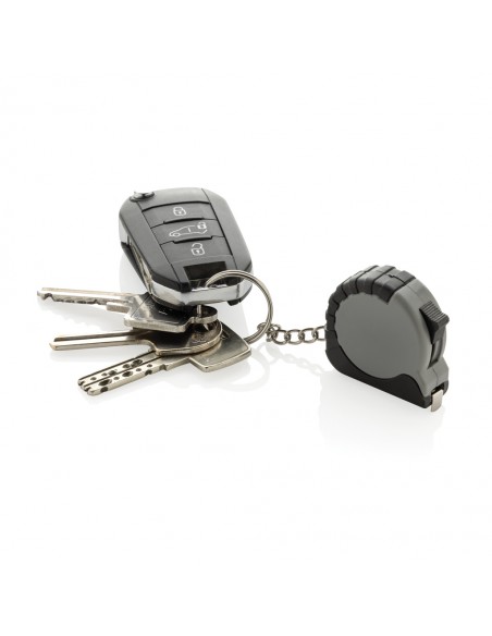 MeasureMate RCS genanvendt ABS-nøglering med 1m målebånd