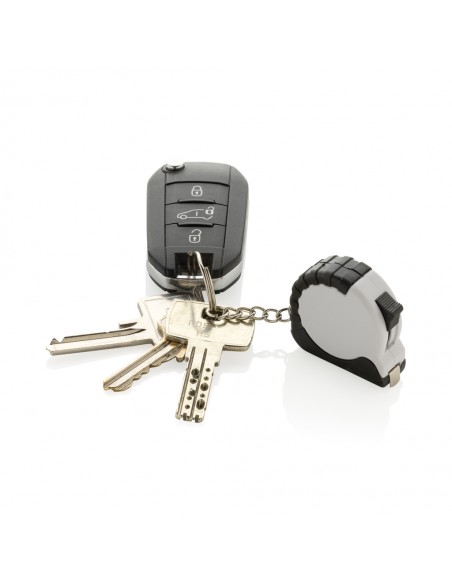 MeasureMate RCS genanvendt ABS-nøglering med 1m målebånd