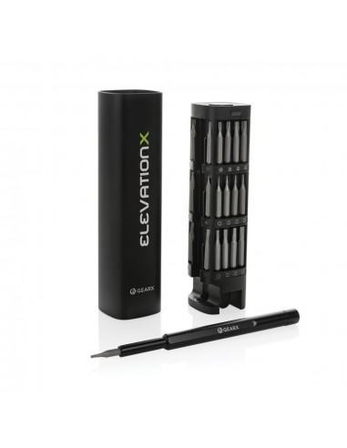 Gear X RCS præcisions skruetrækkersæt i genanvendt aluminium