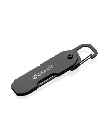 Gear X foldbart EDC værktøj med karabinhage