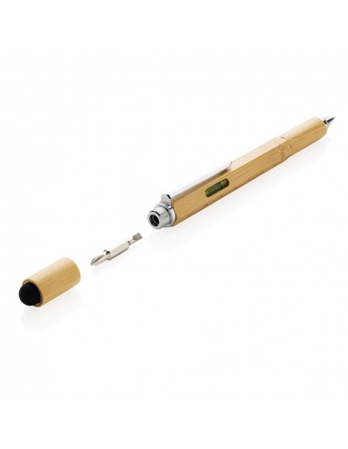 Bambus 5 i 1 værktøjspen