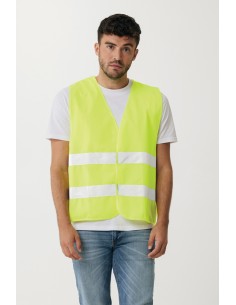 GRS genanvendt PET sikkerhedsvest med høj synlighed 2