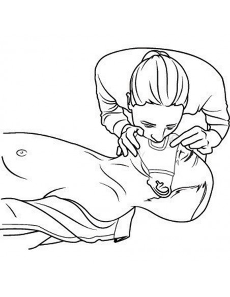 Nøglering med CPR maske