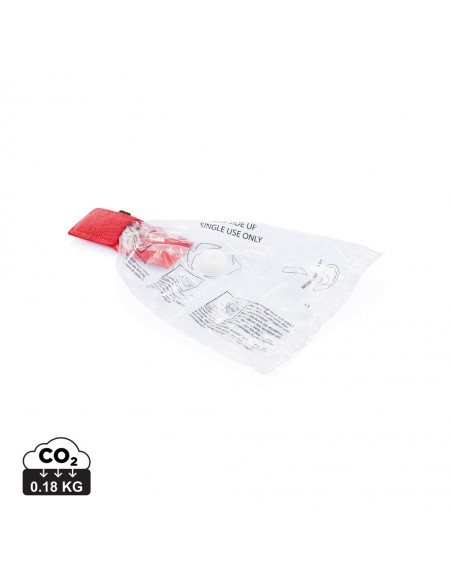 Nøglering med CPR maske