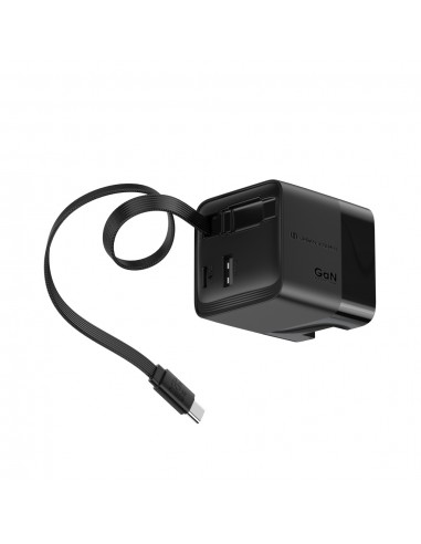 Urban Vitamin Mendocino 65W GaN oplader med udtrækkeligt kab