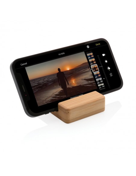 Bamboo telefon stand