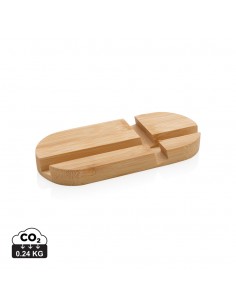 Bambus tablet & telefon holder