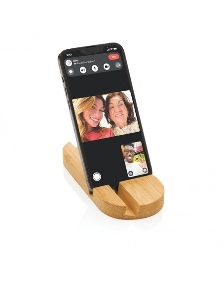 Bambus tablet & telefon holder