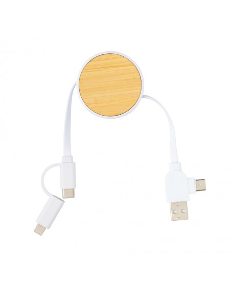 Ontario 6-i-1 optrækkelige kabel i RCS genanvendt plast