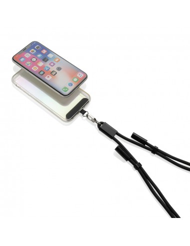 LoopAmp RCS RPET 60W/160CM lang, justerbar telefonledning