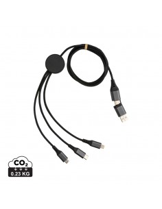 Terra60W, RCS genanvendt aluminium. 120 cm, 6 i 1 kabel.