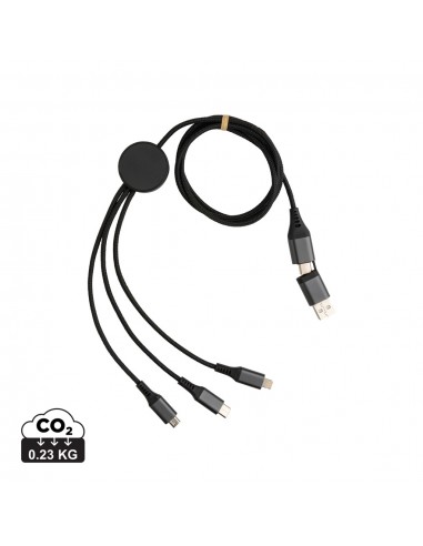 Terra60W, RCS genanvendt aluminium. 120 cm, 6 i 1 kabel.