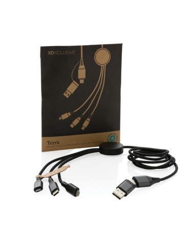 Terra60W, RCS genanvendt aluminium. 120 cm, 6 i 1 kabel.