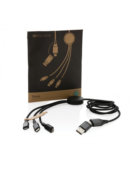 Terra60W, RCS genanvendt aluminium. 120 cm, 6 i 1 kabel.