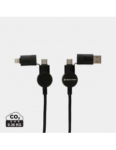 Oakland kabel RCS genanvendt plast,  6-i-1 fast charge - 45W