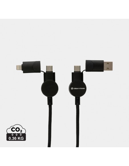 Oakland kabel RCS genanvendt plast,  6-i-1 fast charge - 45W