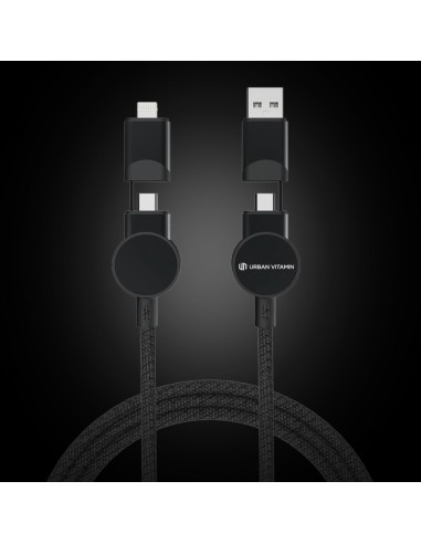 Oakland kabel RCS genanvendt plast,  6-i-1 fast charge - 45W