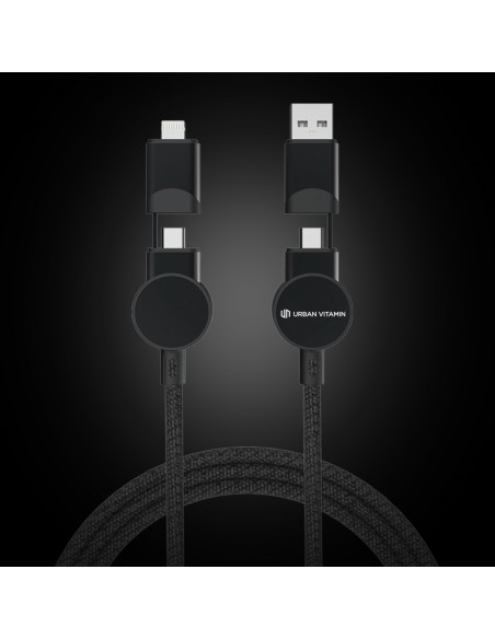 Oakland kabel RCS genanvendt plast,  6-i-1 fast charge - 45W