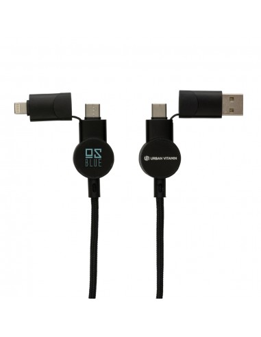 Oakland kabel RCS genanvendt plast,  6-i-1 fast charge - 45W