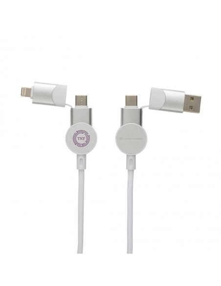 Oakland kabel RCS genanvendt plast,  6-i-1 fast charge - 45W