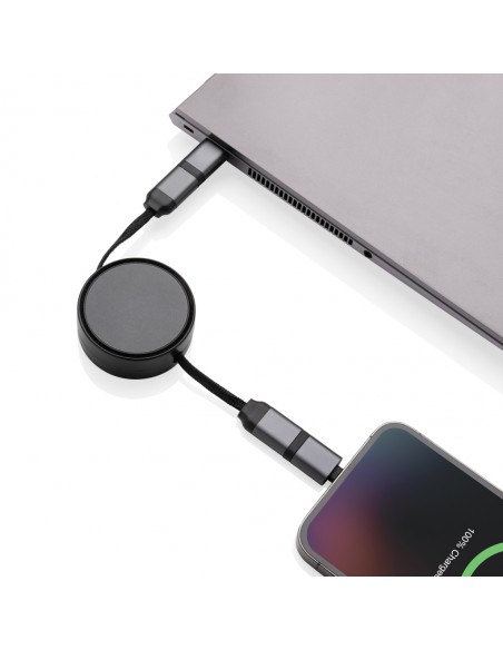 Terra RCS udtrækkelig 45W 6 i 1 kabel genanvendt aluminium