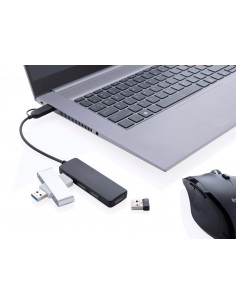 RCS USB-hub i genanvendt plast med dobbelt indgang 2