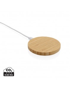 Bambus 15W trådløs oplader