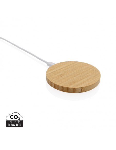 Bambus 15W trådløs oplader