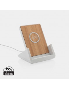 Ontario 10W oplade stand i bambus & RCS genanvendt plast