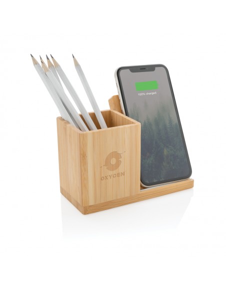 Calgary 10W trådløs oplader i bambus