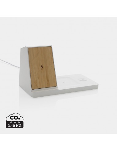 Ontario RCS genanvendt plastik og bambus 15W 3 i 1 trådløs