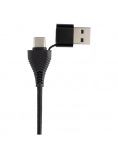 Link RCS USB-hub i genanvendt plast og bambus med to indgang 2