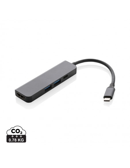 Terra RCS hub i genanvendt aluminium med HDMI indgang