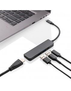 Terra RCS hub i genanvendt aluminium med HDMI indgang 2