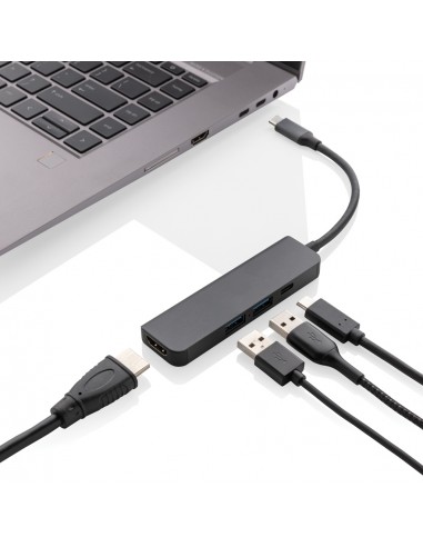 Terra RCS hub i genanvendt aluminium med HDMI indgang