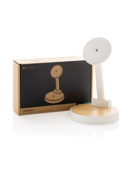 Ontario RCS rplastic 15W magnetisk opladning 2 i 1 stander