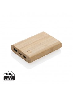 5.000 mAh powerbank i bambus
