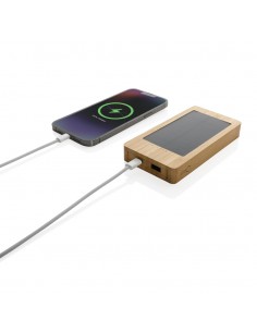 Sunwick 10.000 mAh bambus solar powerbank 2