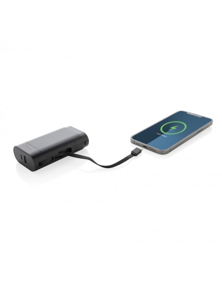 CycleCell 10.000 mAh powerbank med aftageligt batteri