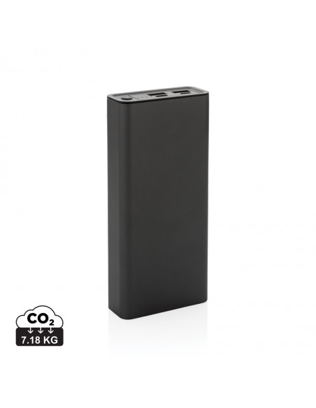 Terra 20W/20.000 mAh powerbank, RCS genanvendt aluminium