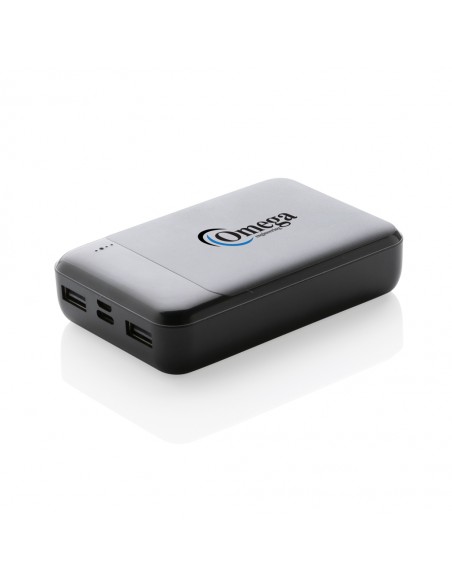 10.000 mAh powerbank i RCS standard genanvendt plast